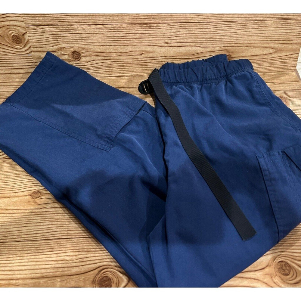 Aviator Scrubs Mens Bottoms Blue Size Medium
